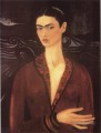 Autoportrait dans une robe de velours féminisme Frida Kahlo